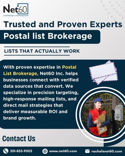 Trusted and Proven Experts Postal list Brokerage