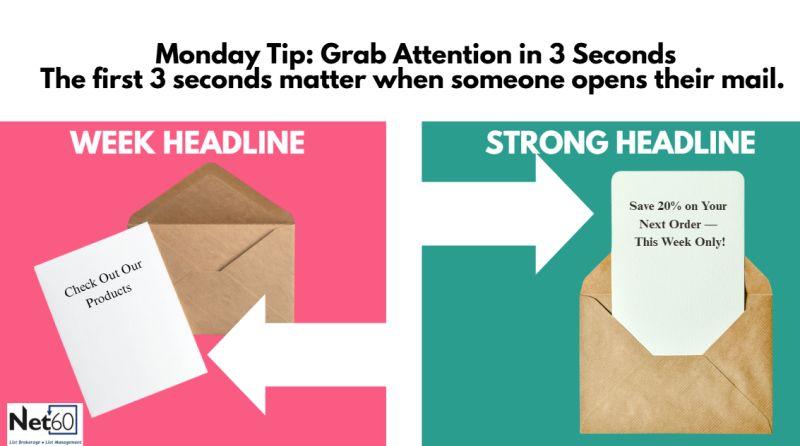 Monday Tip: Win Attention in 3 Seconds
